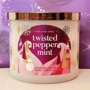 BBW Twisted Peppermint 3-Wick Candle